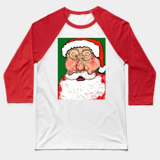 A Mouse Waking up Santa Claus Baseball T-Shirt